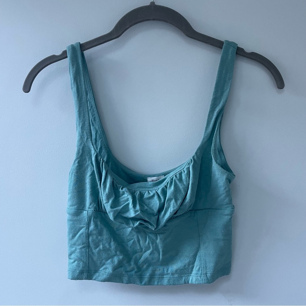 Blue Aritzia Wilfred Tank Top